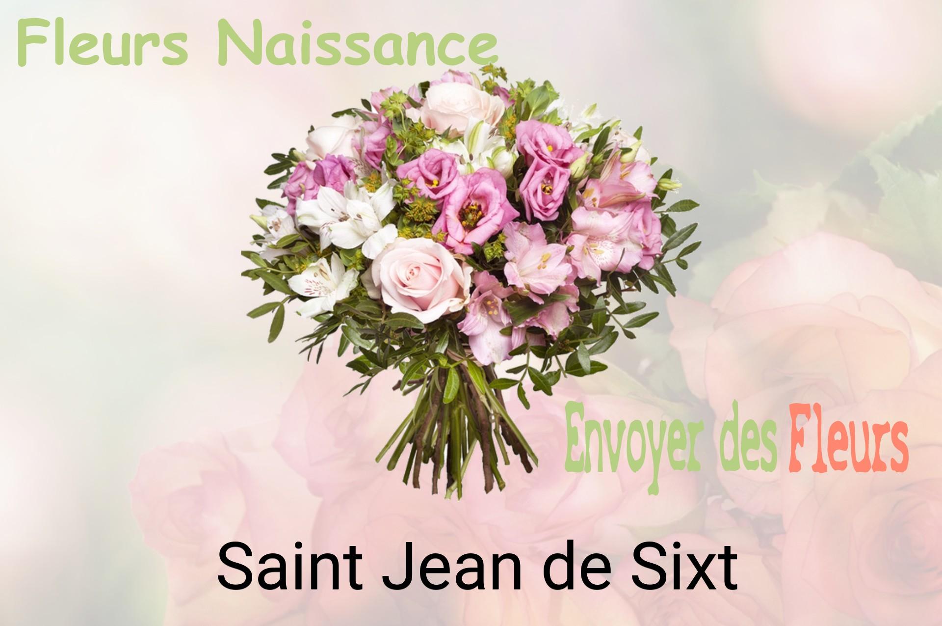 Bouquet de fleurs de naissance livré à Saint-Jean-de-Sixt